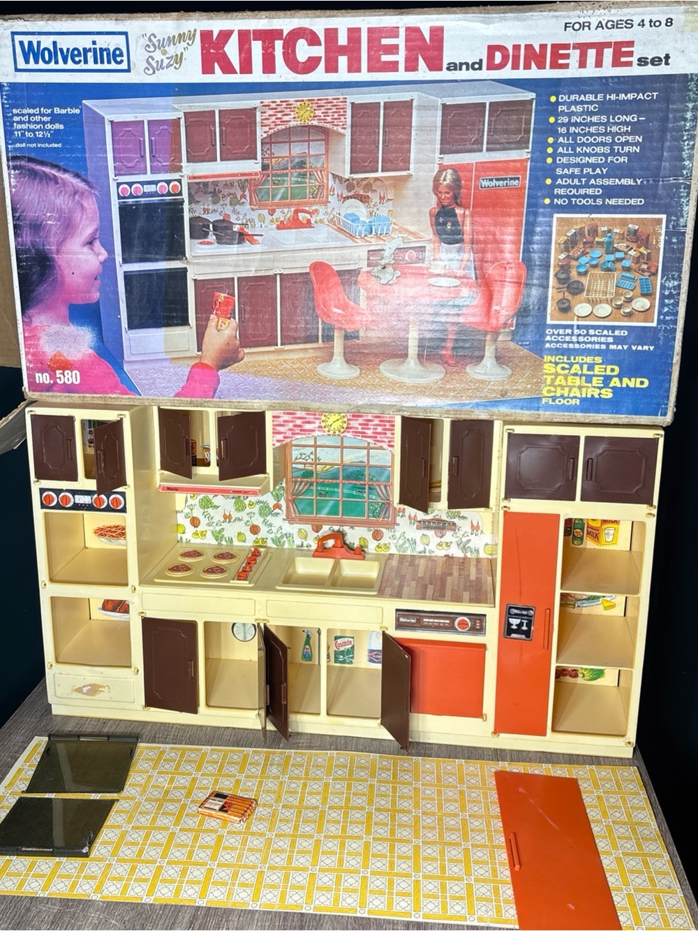 Wolverine Vintage Sunny Suzy Modern Kitchen Number 580 W/ BOX